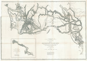 1853 / 1861 Expedition and Survey for Transcontinental Railroad route from St. Paul to Puget Sound along the 47th and 49th Parallels
