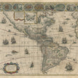 Load image into Gallery viewer, Antique Map: Americae Nova Tabula by: Willem Blaeu, 1631 3rd State
