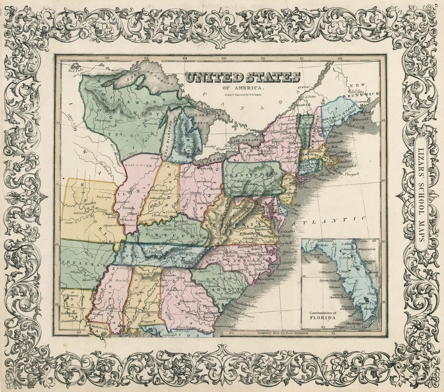 Antique Maps United States & North America | NW Cartographic – New