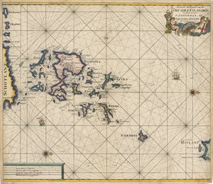 1695 Nieiuwe Paskaart van de Orcades. Eylanden.