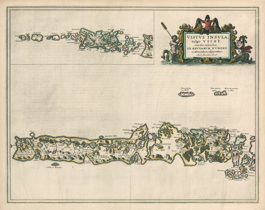 1654 Vistus Insula, vulgo VII ST, cum aliis minoribus...