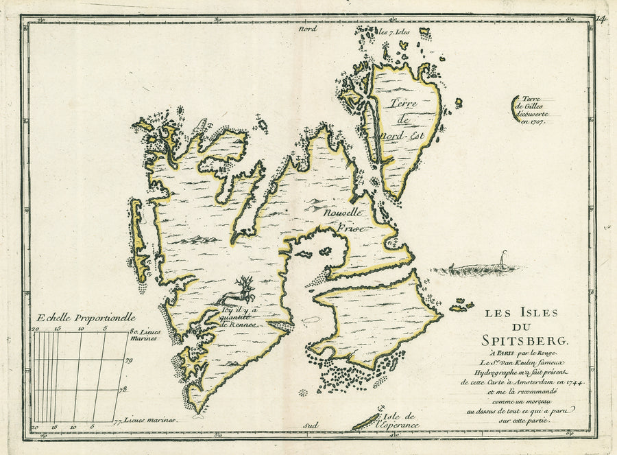 1748 Les Isles Du Spitsberg