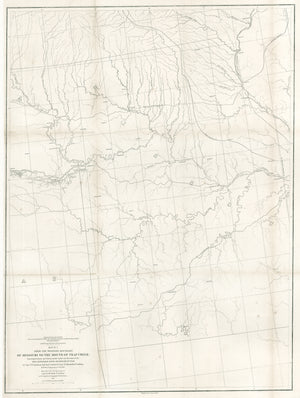1855 / 1861  Transcontinental Railroad Survey from Missouri to the Wasatch Mountains, Utah - 38th & 39th Parallels
