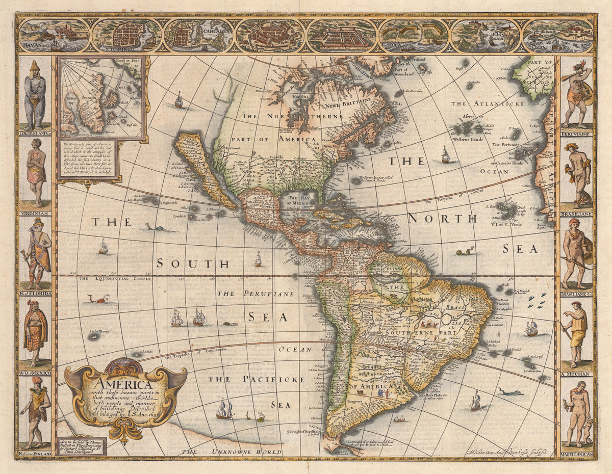 1626 America with those known parts in that unknowne world... – New ...