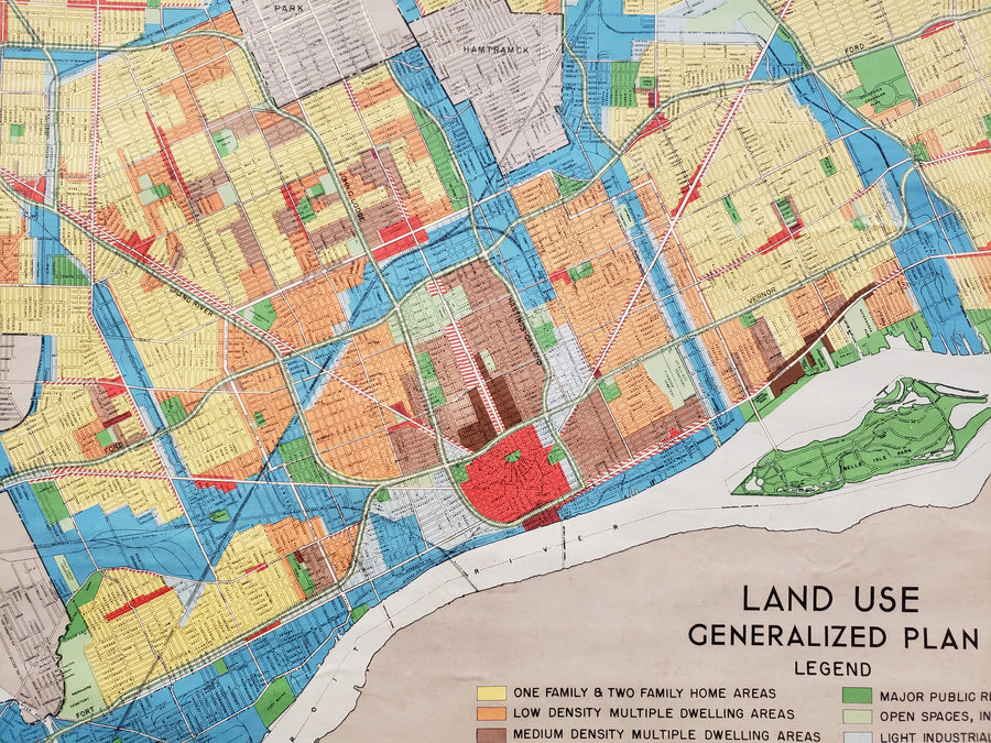 1950 City of Detroit - Master Plan