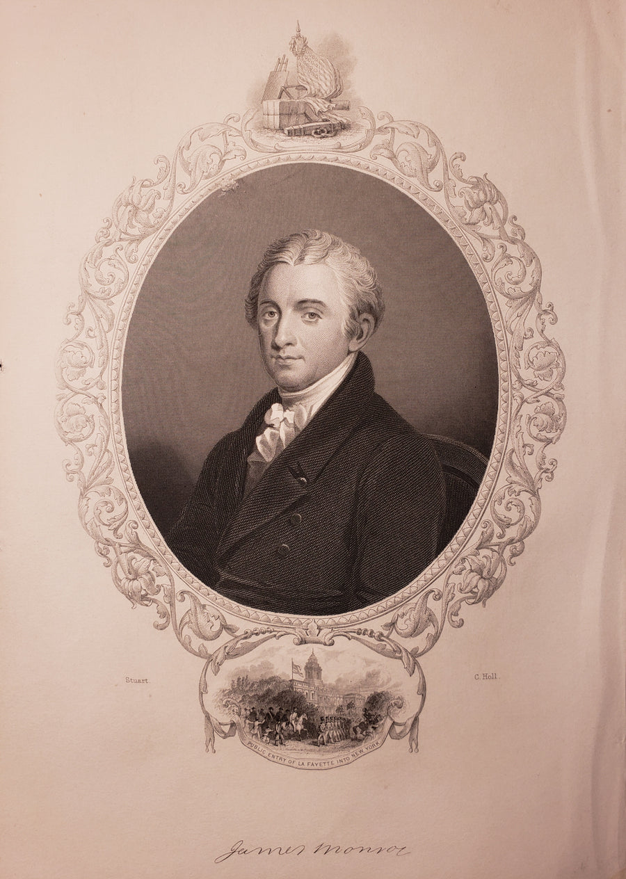 1856 Portrait of James Monroe