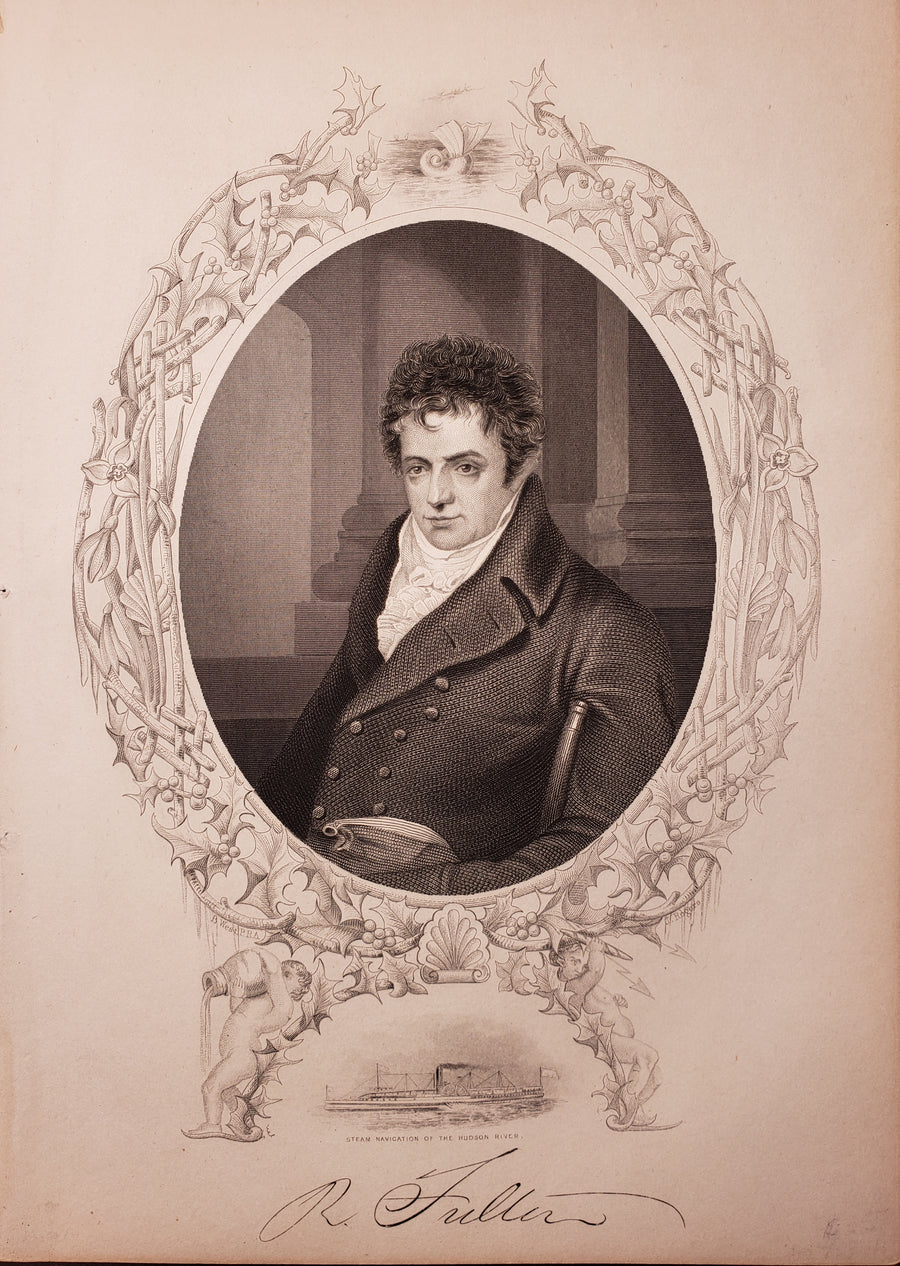 1856 Portrait of Robert Fulton
