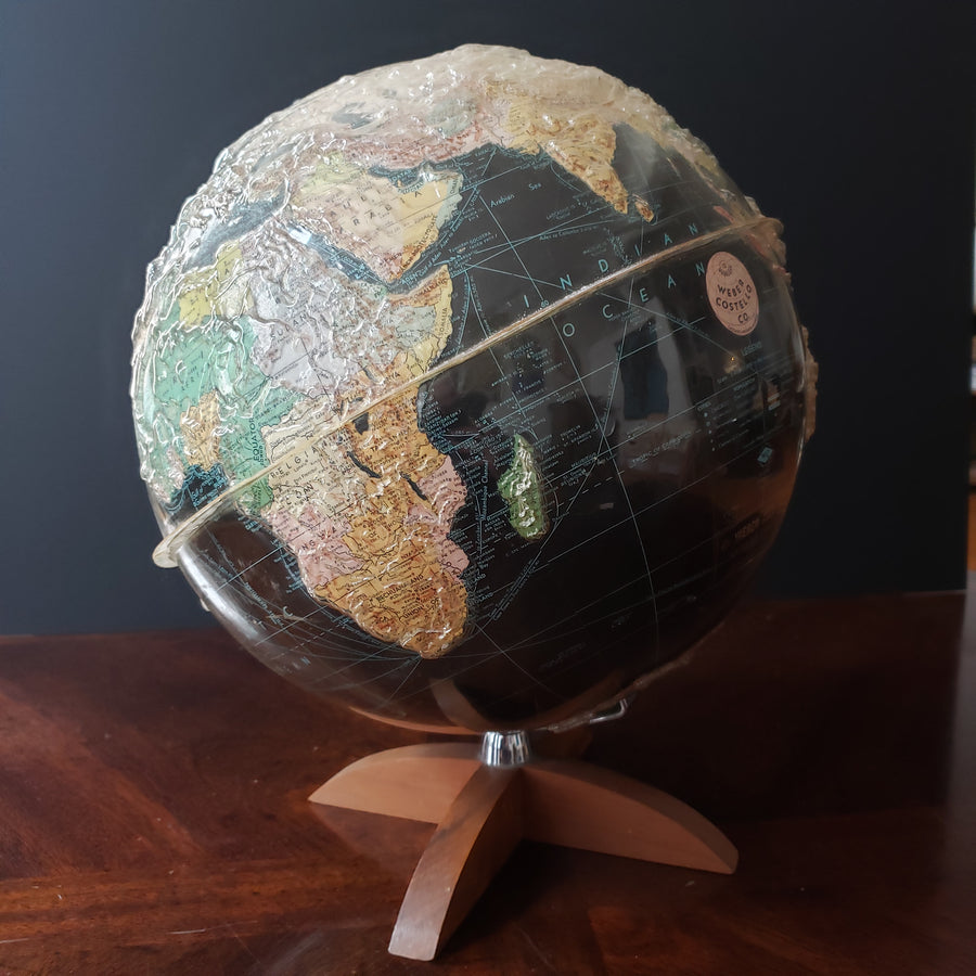 Peerless Globe of Earth - 12 inch by Webber-Costello, 1950