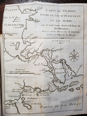 1744 Journal d'un voyage fait par ordre du Roi dans l'Amérique Septentrionnale