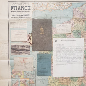 1917 Nouvelle Carte de France & A Soldier’s Things…