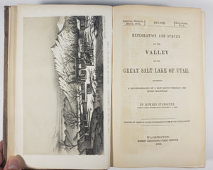1852 Stansbury's Expedition to the Great Salt Lake