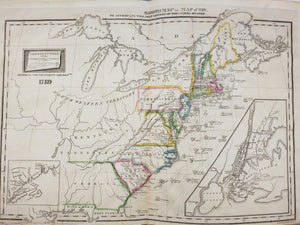 1828 A Series of Maps to Willard’s History of the United States or Republic of America.