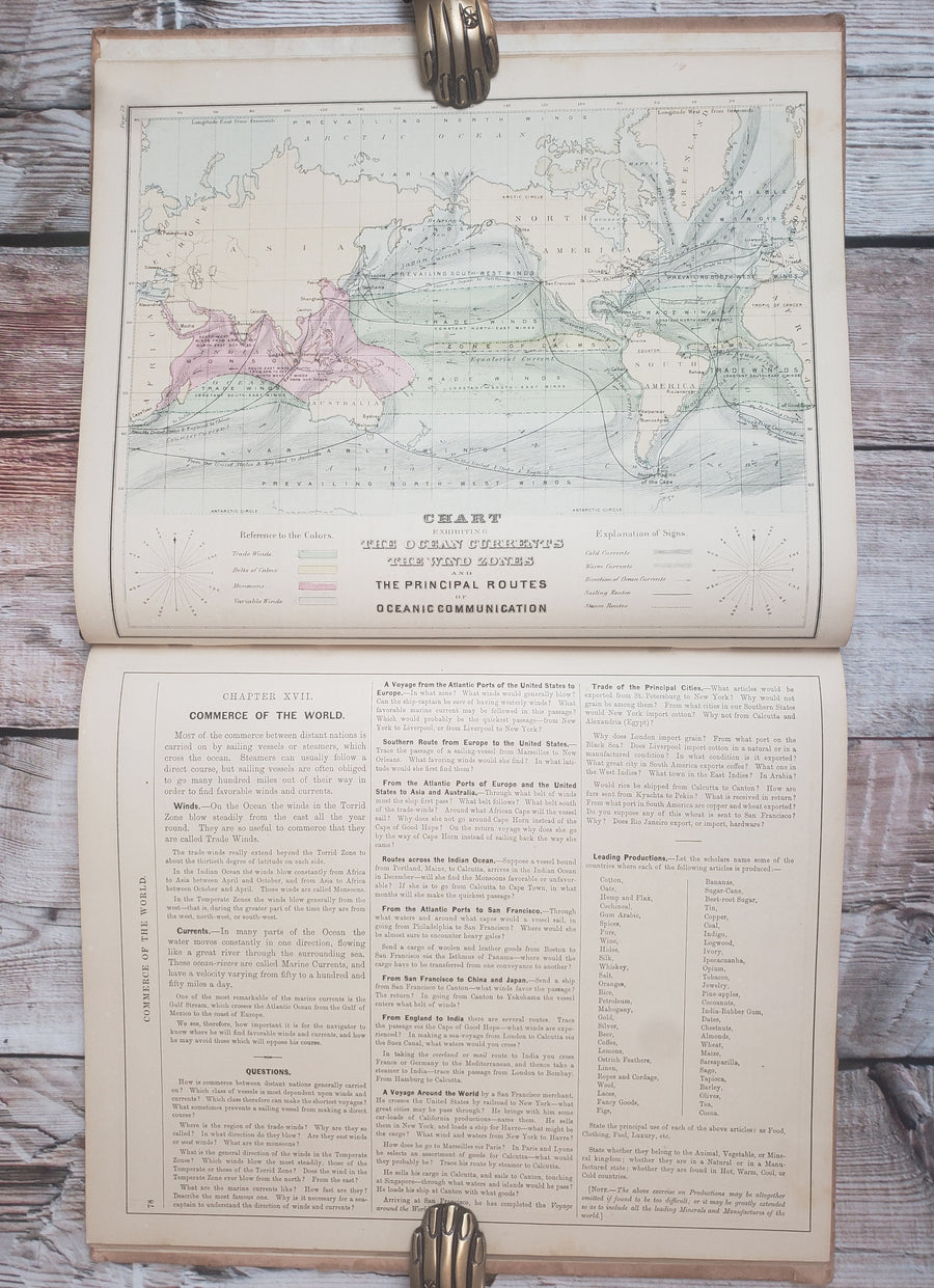 1874 Warren's Brief Course in Geography