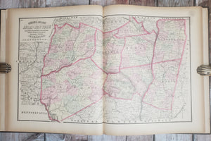 1869 Asher & Adams' Atlas of New York