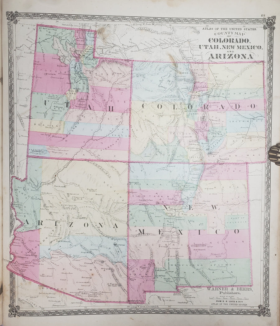 1874 Atlas of McLean Co. and the State of Illinois...