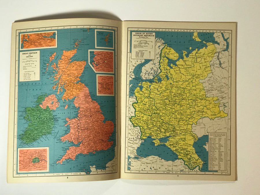 Hammond’s World Wide Atlas, 1942