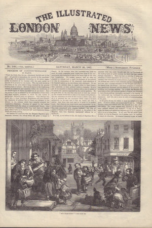 London Illustrated News Cover, March 1861