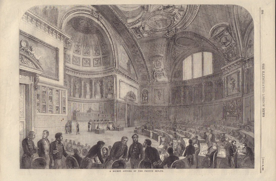 A Recent Sitting of the French Senate