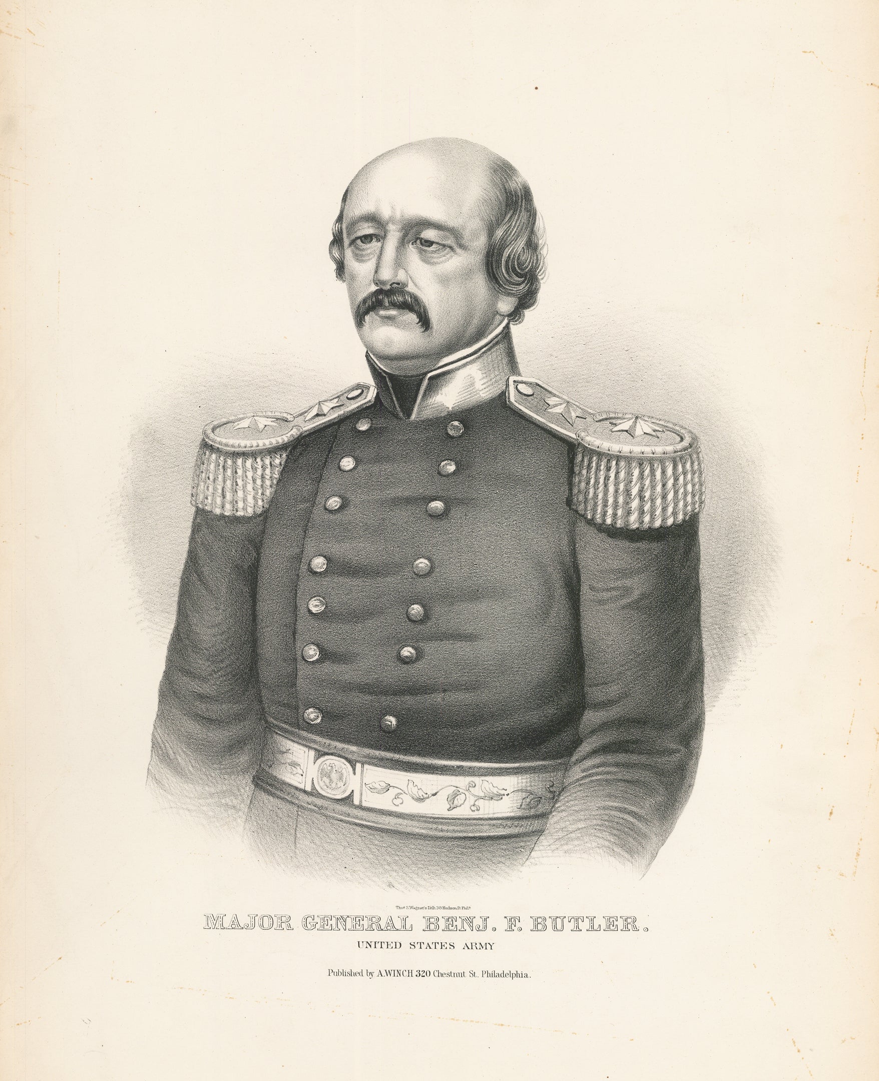 Benjamin F Butler Major General Benjamin F. Butler by: Wagner & Winch, 1862 – New World ...
