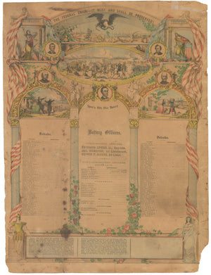 Spear's 15th Ohio Battery: The Federal Union - It Must Be Preserved! | RARE Civil War Broadside