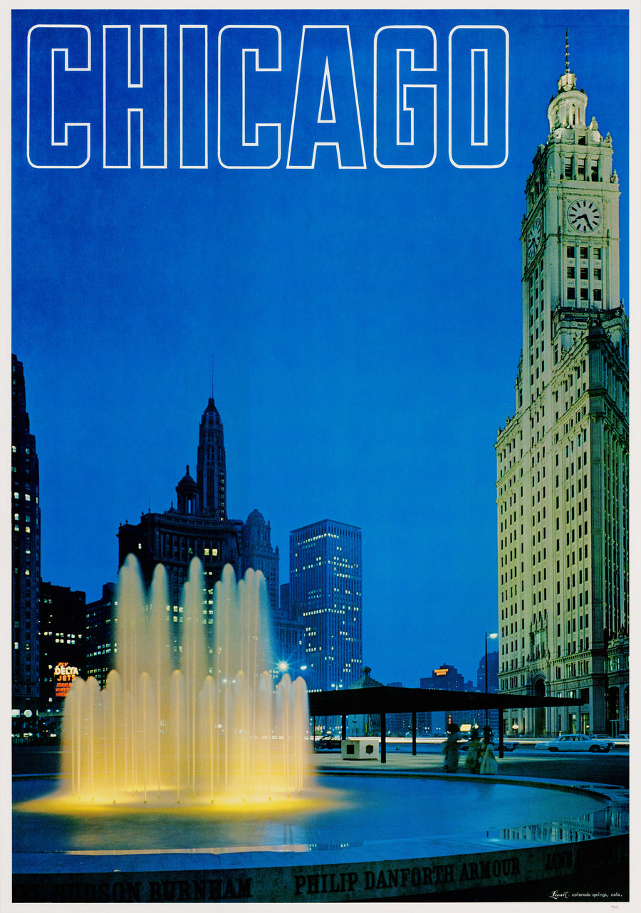 Vintage Travel Posters Chicago Vintage Poster Digital Art by Towery Vintage Travel Posters Chicago Vintage Poster Digital Art by Towery