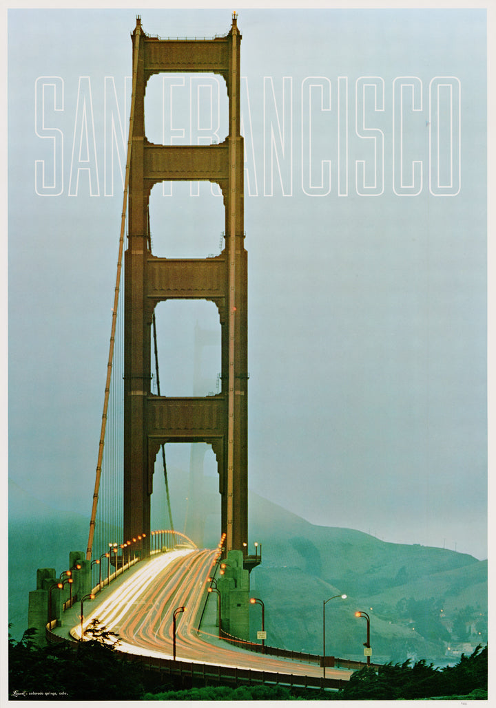 Vintage Travel Poster of San Francisco by Looart Press, 1968