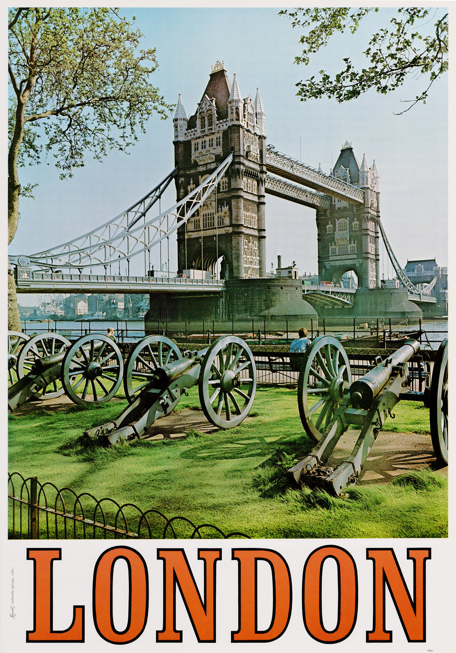Vintage Travel Poster: London, England by Looart Press, 1968