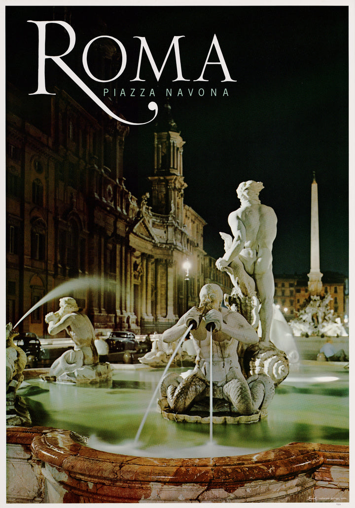 Vintage Travel Poster: Roma by Looart Press, 1968