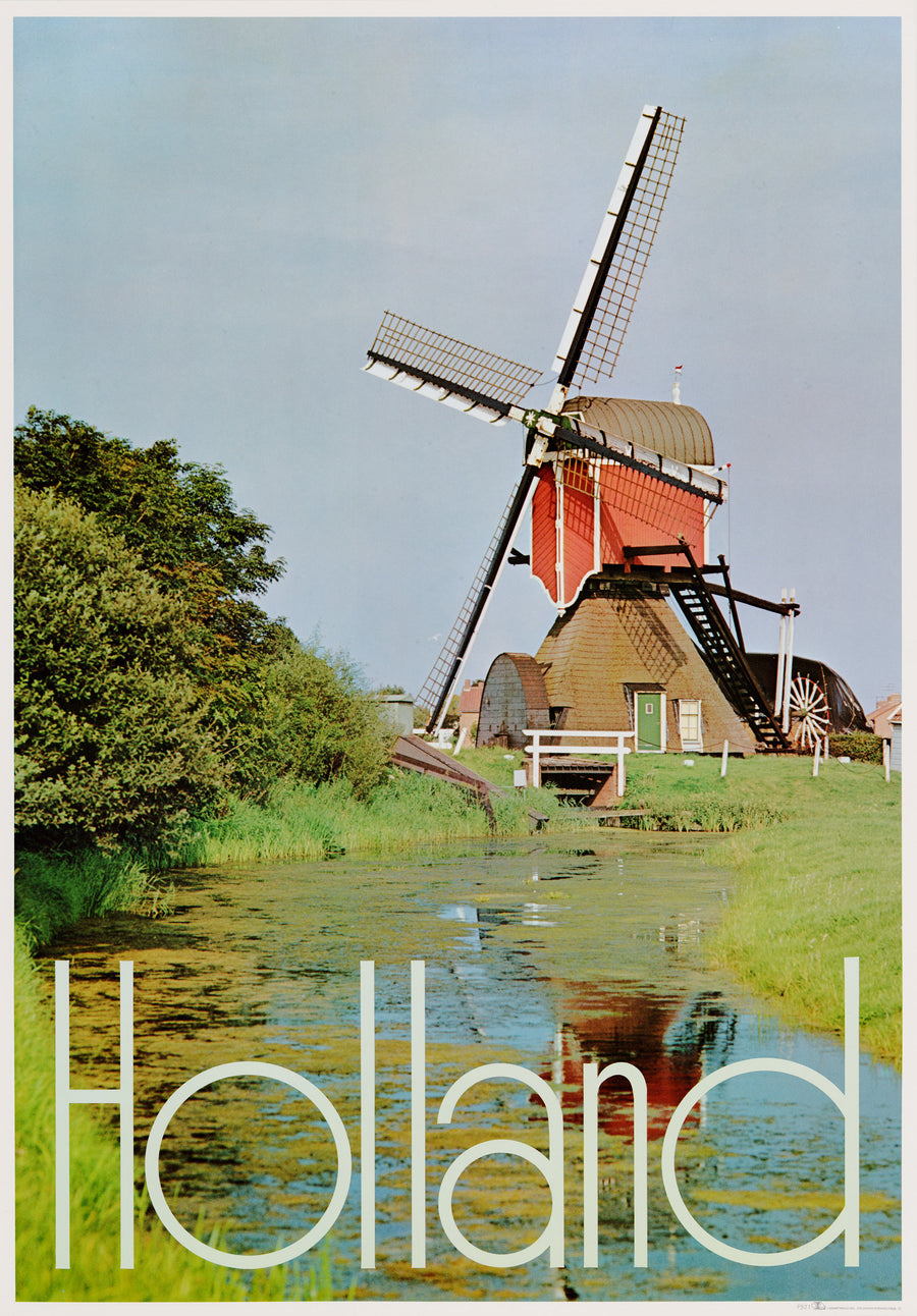 Vintage Travel Poster: Holland by Looart Press, 1968