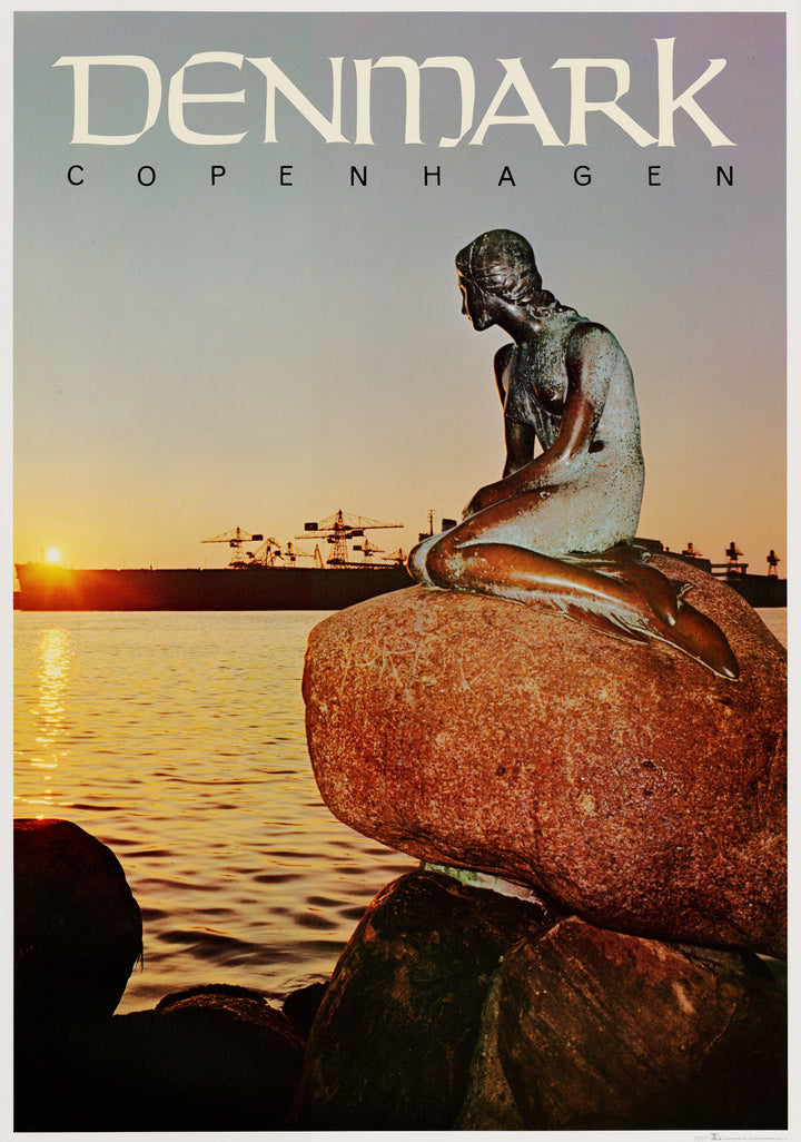 Vintage Travel Poster: Copenhagen, Denmark by Looart Press, 1968