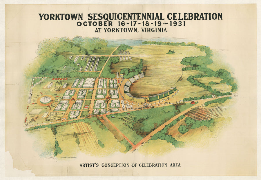 1931 Yorktown Sesquicentennial Celebration OCTOBER 16-17-18-19, 1931