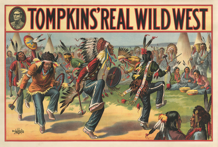Tompkins Real Wild West - By: The Donaldson Litho. 1914 #346