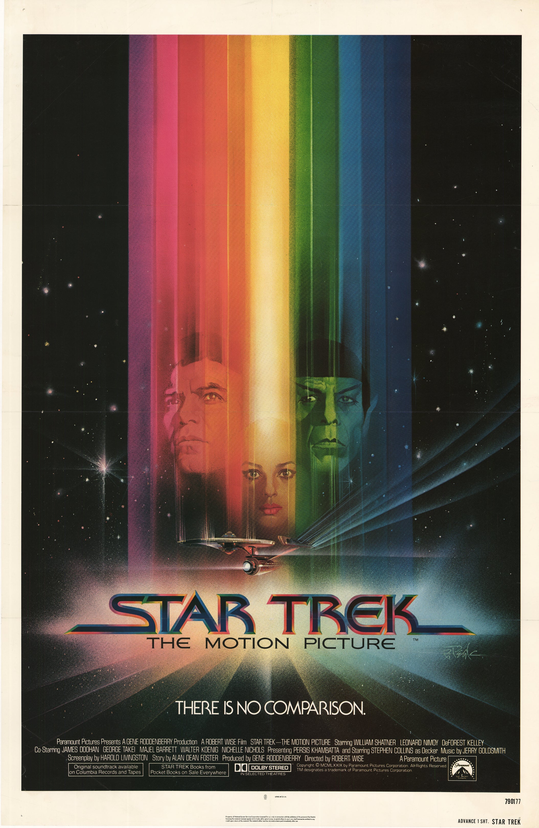 Vintage Poster - Star Trek: The Motion Picture Advance 1 Sheet