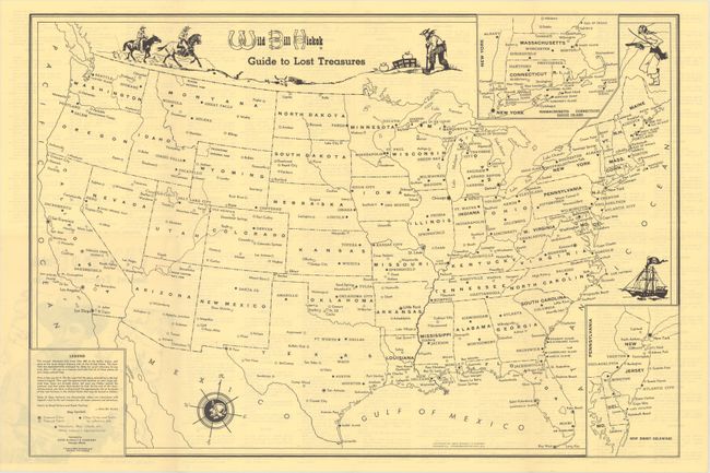 1952 Wild Bill Hickok Treasure Map
