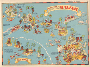 1935 Territory of Hawaii - Samoa
