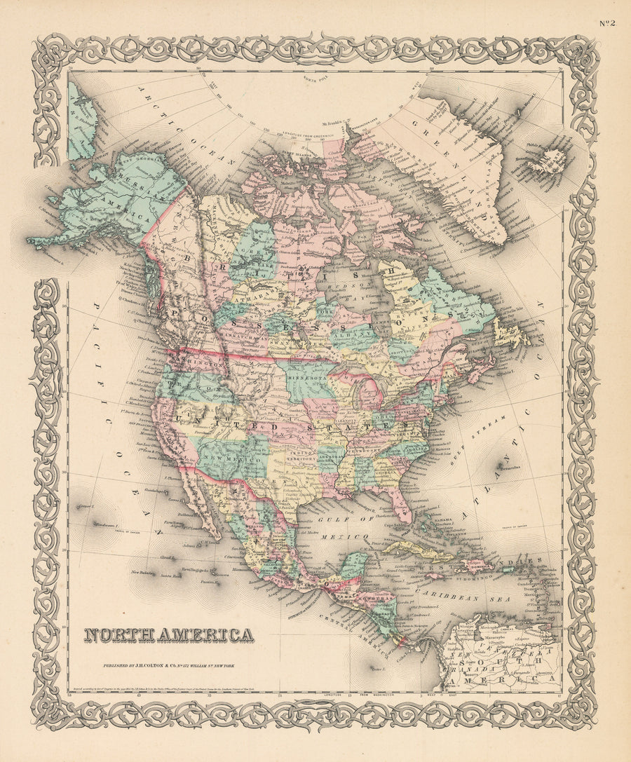 1856 North America