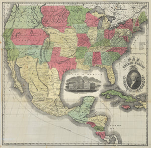 1851 Map of the United States,
