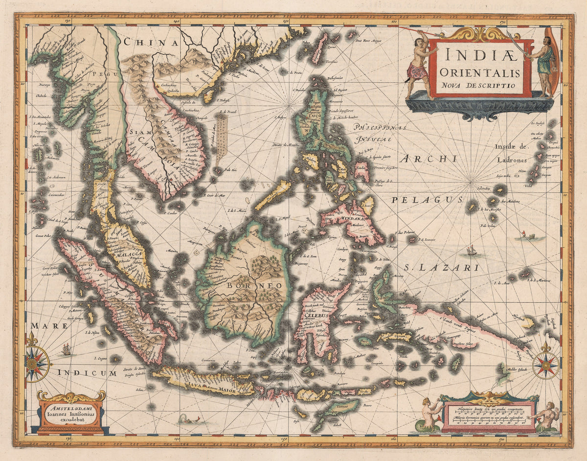 1636 Indiae Orientalis Nova Descriptio – New World Cartographic