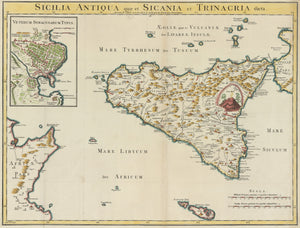 1768 Sicilia Antiqua quae et Sicania et Trinacria dicta.