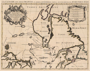 1696 Le Canada ou Partie de la Nouvelle France dans l’Amerique Septentrionale…