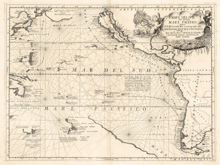 1691 Mare Del Sud Detto Altrimente Mare Pacifico