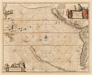 1650 Mar Del Zur Hispanis Mare Pacificum