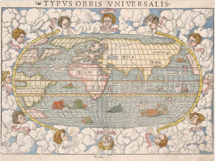 1550 Typus Orbis Universalis