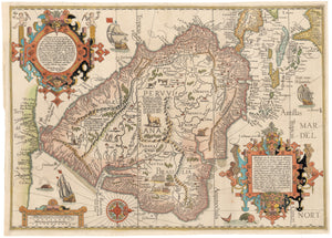 1596 Delineatio Omnium Orarum Totius Australis Partis Americae, Dictae Peruvianae, a R. de la Plata, Brasiliam, Pariam, & Castellam . . .