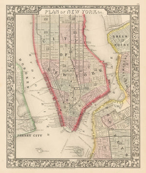 1860 Plan of New York