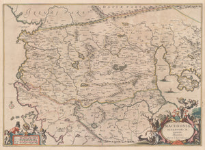 nwcartographic.com : Macedonia Alexandri M. Patria Ilustris. Autore I. Laurenbergio. By: Jansson 1650