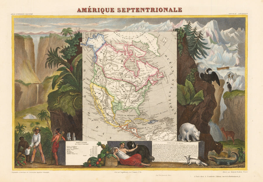 1840 Amerique Septentrionale