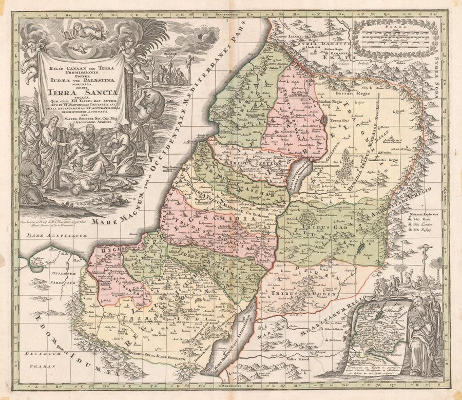 1729 Regio Canaan seu Terra promissionis, postea Iudæa vel Palæstina nominata…