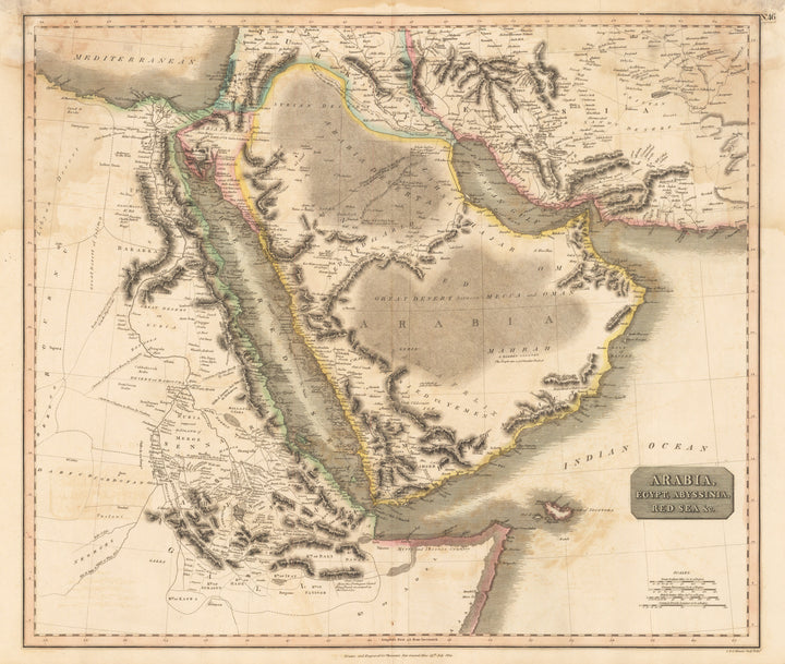 Arabia, Egypt, Abyssinia, Red Sea &c.