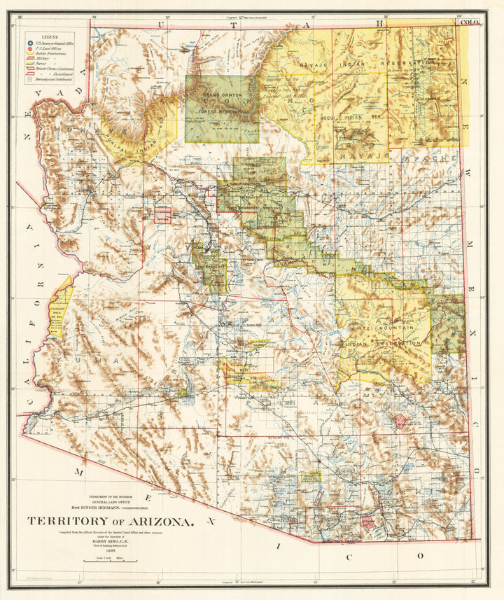 1901 Territory of Arizona